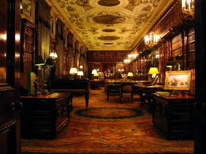 The+library,+Chatsworth+House